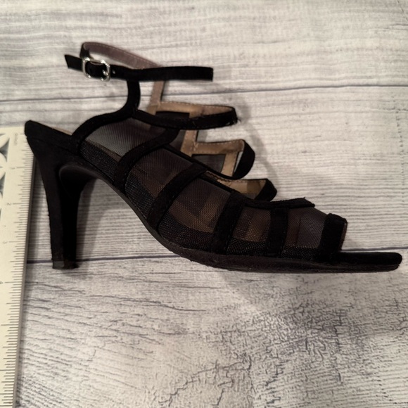Rialto Robby Strappy black suede Dress Sandals/size 6 - Picture 12 of 13